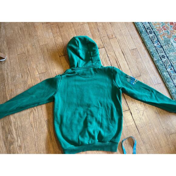 Supply and Demand Hoodie Sweatshirt Green Multicolor Graphics Youth Large - Picture 5 of 5